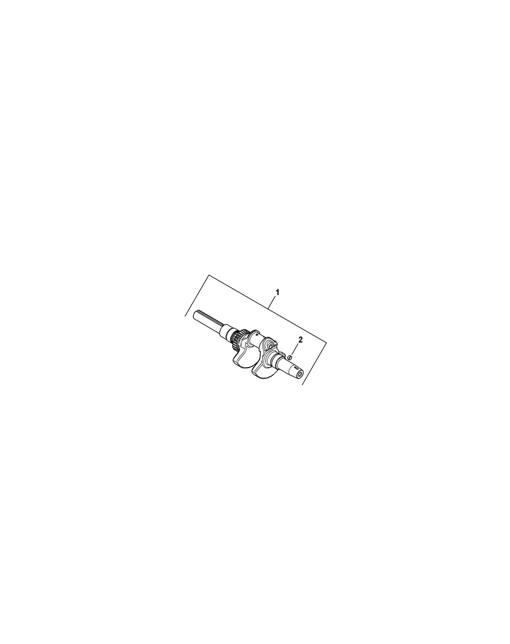 Kohler Efi Engine - Crankshaft Diagram and Parts List for 46G 4X4-EFI-1G202Z-1G313Z-37BMD710 Cub Cadet Lawn Tractor Accessories